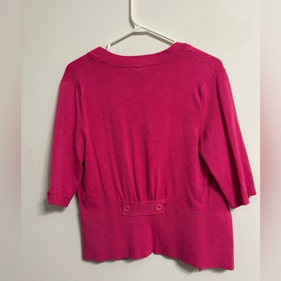 Le Chateau Pink Short Cardigan - Picture 3 of 4